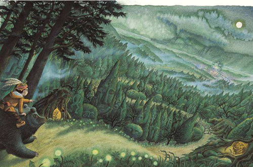 环保主题绘本《春神跳舞的森林》